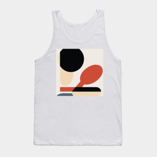 Mid Century Modern colored shapes Tank Top